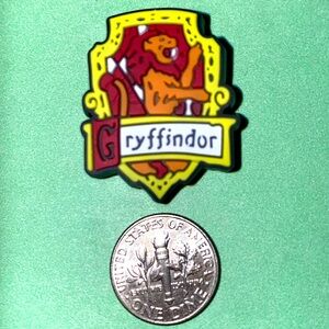 (10 for $15) Gryffindor Flag Harry Potter Crocs Shoe Charms